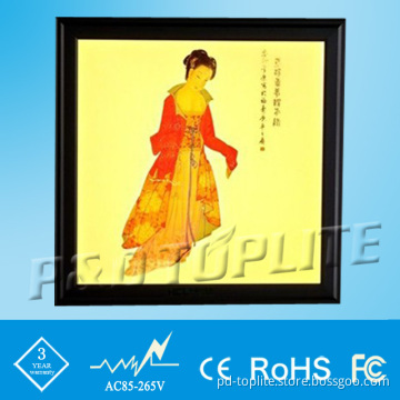 FCC Approved Artistic Square LED Panel Light (Photo-printing Panel Light)